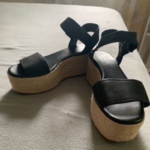 Franco Sarto Espadrille Platforms 7.5
